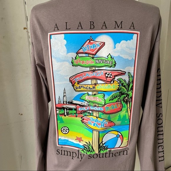 Simply Southern Alabama Long Sleeve Graphic Tee - Picture 8 of 16